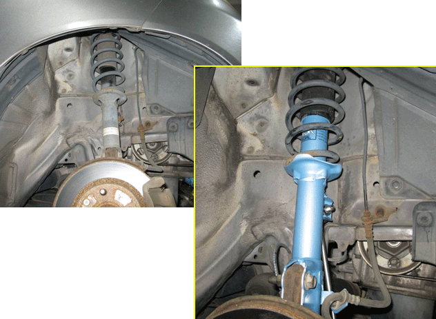 ホンダ・ライフの足回り交換作業 KYBの「New SR Special」ダンパーを組んでみました