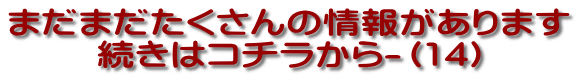 まだまだたくさんの情報があります 続きはコチラから-（14）